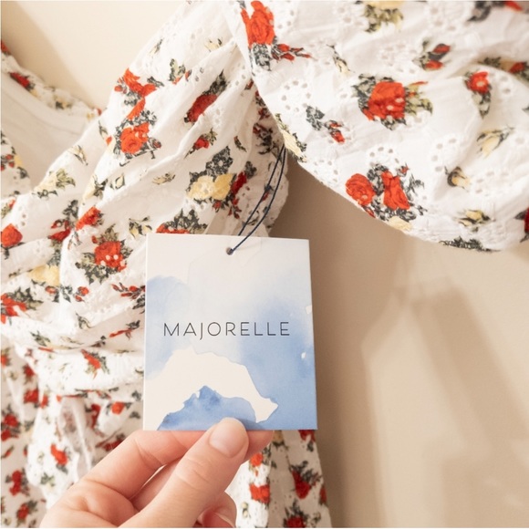 Majorelle adelina mini dress in sangria sun size Large - Picture 7 of 10